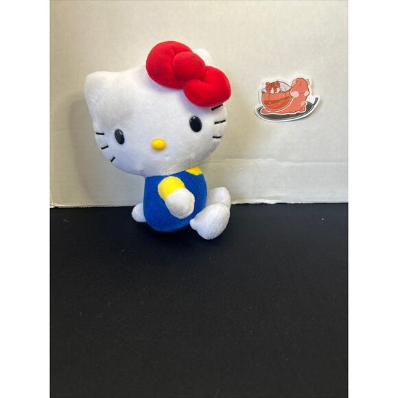 2014 Sanrio Hello Kitty X Line Kitty Cat Plush Stuffed Animal - Picture 1 of 12